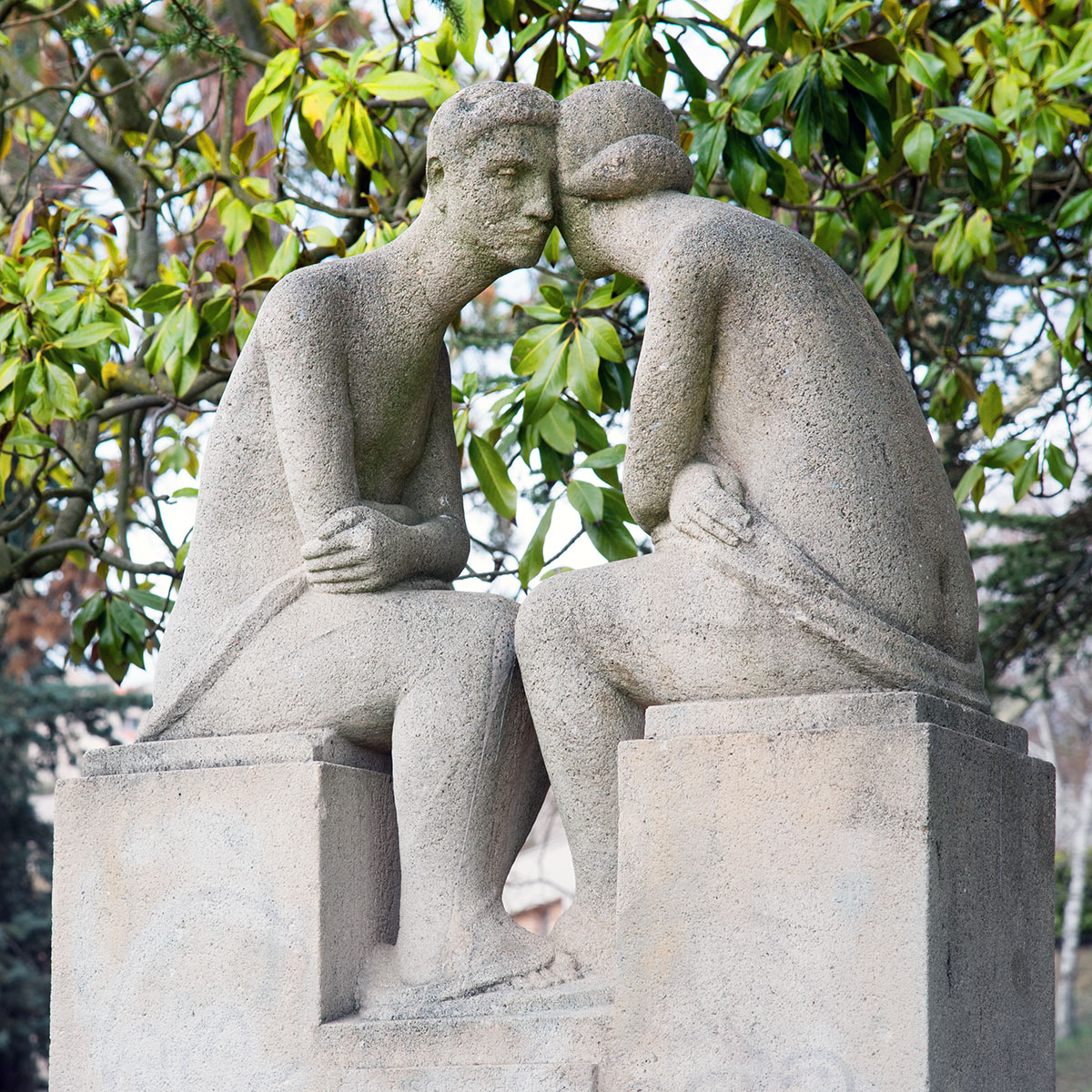 Monument à Xavier Privas (1863-1927) Par Georges Salendre (1890-1985) Jardin des Chartreux Lyon 1er